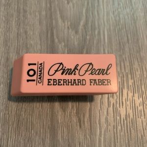 AVON Vintage SCRUB-AWAY Nail Brush - PINK ERASER